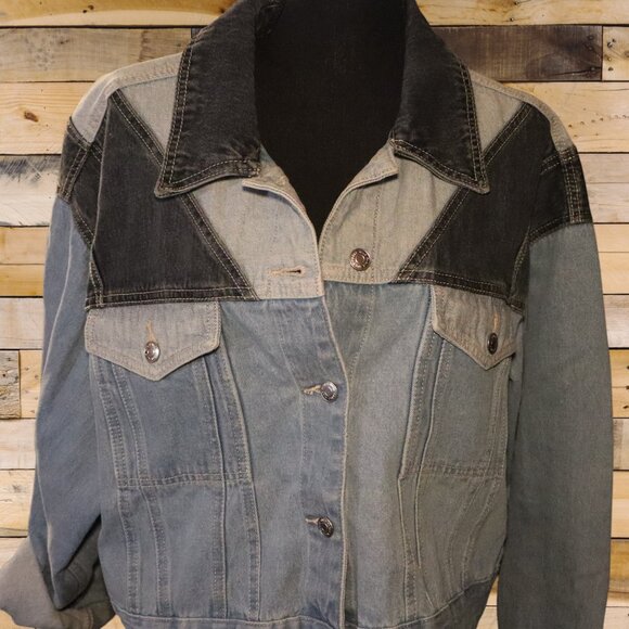 wildfable Jackets & Blazers - Wildfable Jean Denim Jacket, Size 2XL (runs small)
